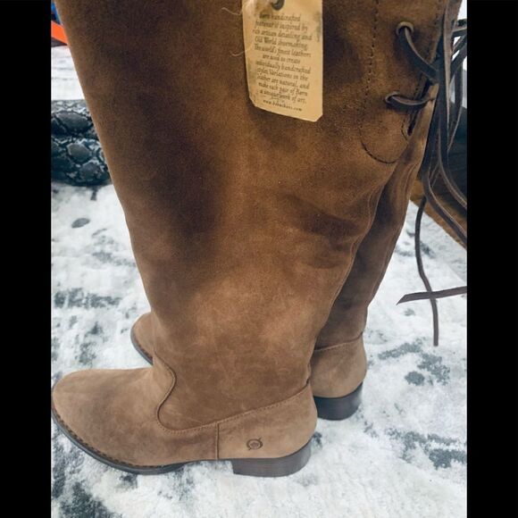 BORN Cotto Tall Brown Suede *NEW***  Boot - Picture 8 of 15